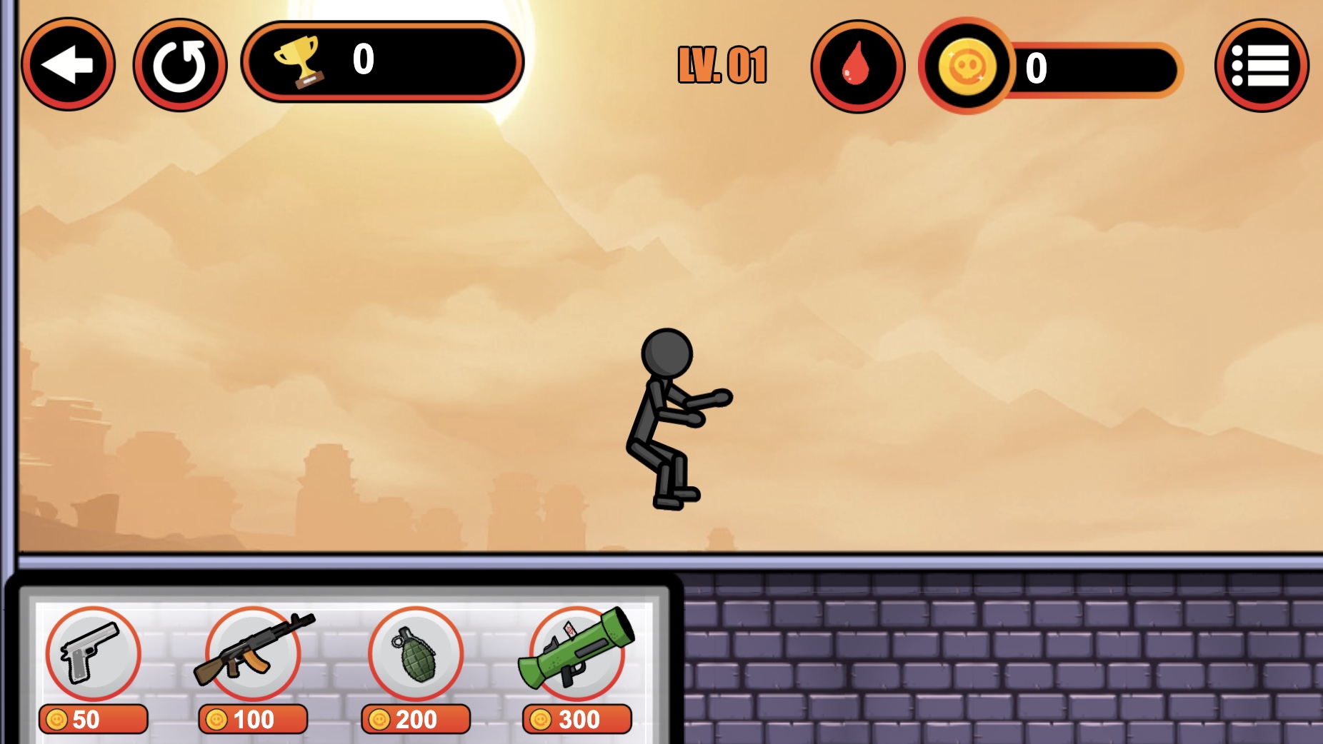 Crazy Stickman Physics